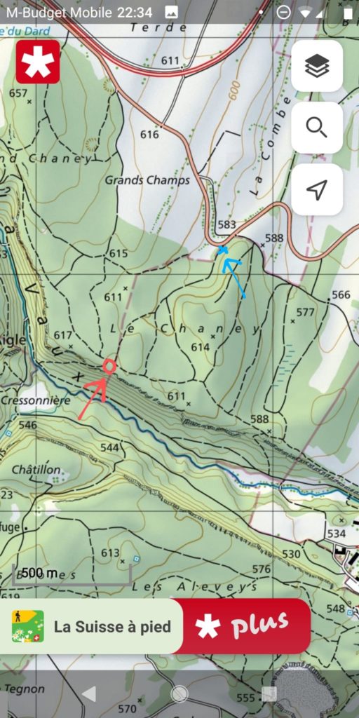 Carte précise de l'endroit